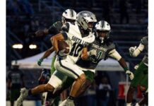 Eagles Fall to Evans 48-17 Despite Strong First-Half Effort